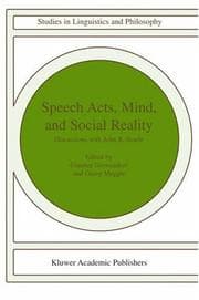Tapa de Speech acts, mind, and social reality