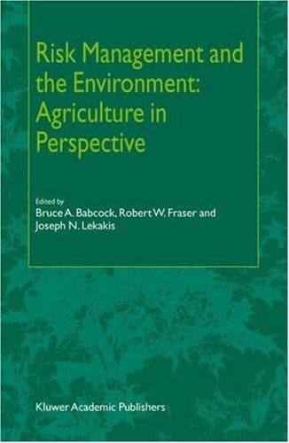 Tapa de Risk Management and the Environment