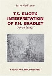 Tapa de T.S. Eliot's interpretation of F.H. Bradley