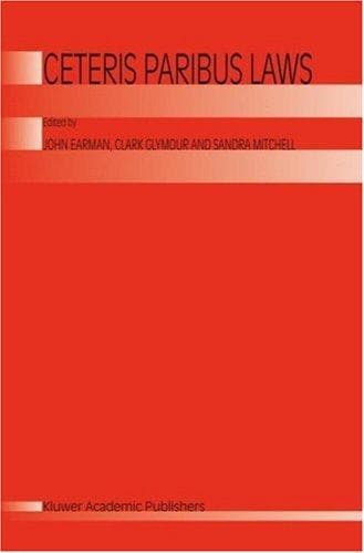 Tapa de Ceteris Paribus Laws