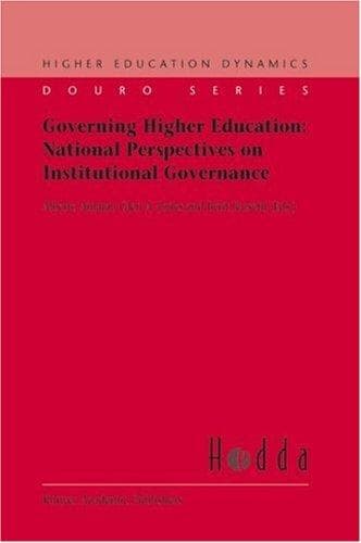 Tapa de Governing Higher Education