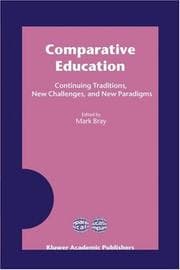 Tapa de Comparative Education