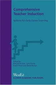 Tapa de Comprehensive teacher induction