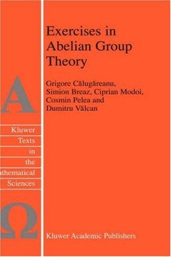 Tapa de Exercises in abelian group theory
