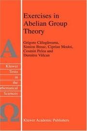 Tapa de Exercises in abelian group theory