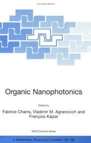 Tapa de Organic Nanophotonics