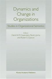 Tapa de Dynamics and change in organizations