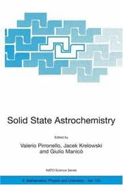 Tapa de Solid state astrochemistry