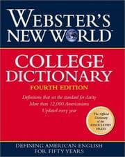 Tapa de Webster's New World College Dictionary, Indexed