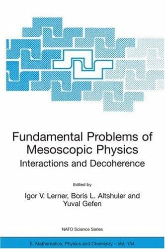Tapa de Fundamental problems of mesoscopic physics