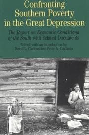 Tapa de Confronting southern poverty in the Great Depression