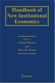 Tapa de Handbook of New Institutional Economics
