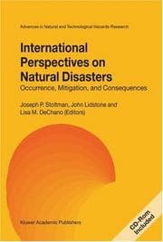 Tapa de International perspectives on natural disasters
