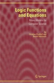 Tapa de Logic functions and equations