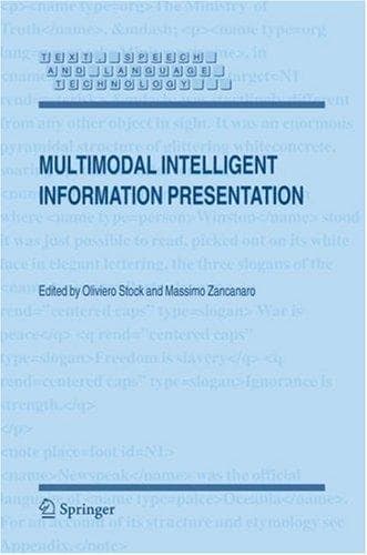 Tapa de Multimodal intelligent information presentation