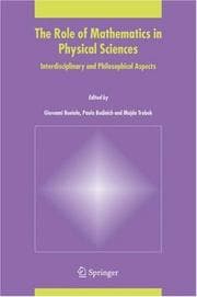 Tapa de The role of mathematics in physical sciences