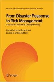 Tapa de From disaster response to risk management