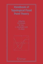 Tapa de Handbook of Topological Fixed Point Theory