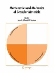 Tapa de Mathematics and mechanics of granular materials