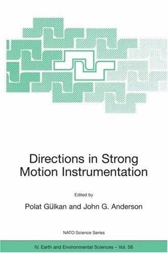 Tapa de Directions in strong motion instrumentation