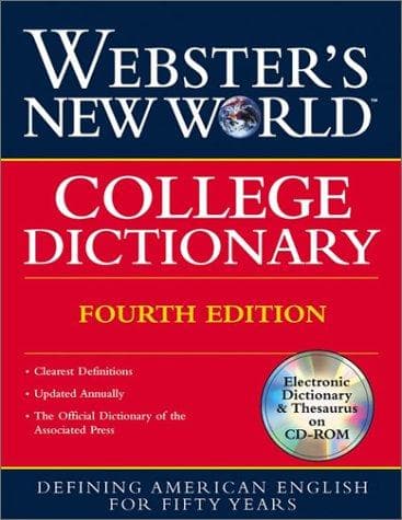 Tapa de Webster's New World College Dictionary