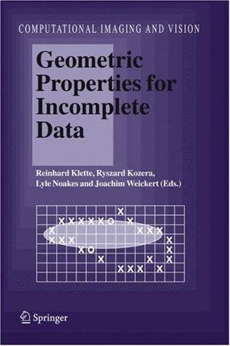 Tapa de Geometric properties for incomplete data
