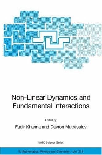 Tapa de Non-linear dynamics and fundamental interactions