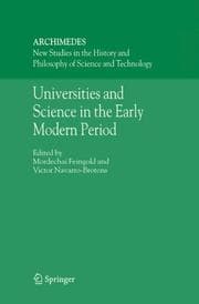 Tapa de Universities and science in the early modern period