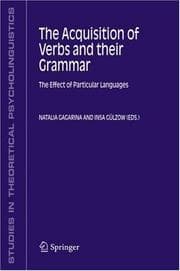 Tapa de Acquisition of Verbs and Their Grammar