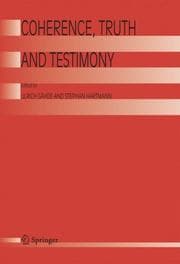 Tapa de Coherence, truth and testimony
