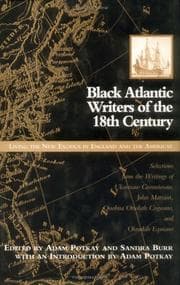 Tapa de Black Atlantic writers of the eighteenth century