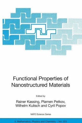 Tapa de Functional Properties of Nanostructured Materials