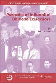 Tapa de Portraits of Influential Chinese Educators (CERC Studies in Comparative Education)