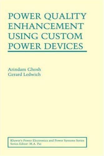 Tapa de Power quality enhancement using custom power devices