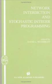 Tapa de Network Interdiction and Stochastic Integer Programming (Operations Research/Computer Science Interfaces Series)