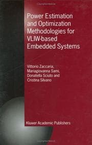 Tapa de Power estimation and optimization methodologies for VLIW-based embedded systems