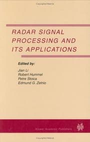 Tapa de Radar signal processing and its applications