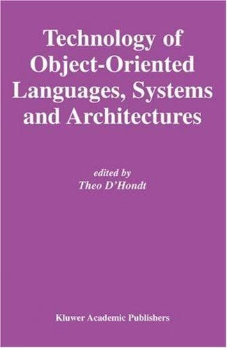 Tapa de Technology of Object-Oriented Languages, Systems & Architectures