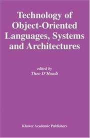 Tapa de Technology of Object-Oriented Languages, Systems & Architectures