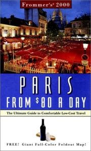 Tapa de Frommer's 2000 Paris from $80 a Day