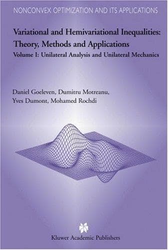 Tapa de Variational and hemivariational inequalities