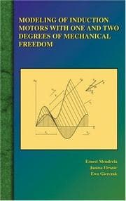 Tapa de Modeling of induction motors with one and two degrees of mechanical freedom