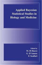 Tapa de Applied Bayesian statistical studies in biology and medicine