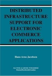 Tapa de Distributed Infrastructure Support for Electronic Commerce Applications