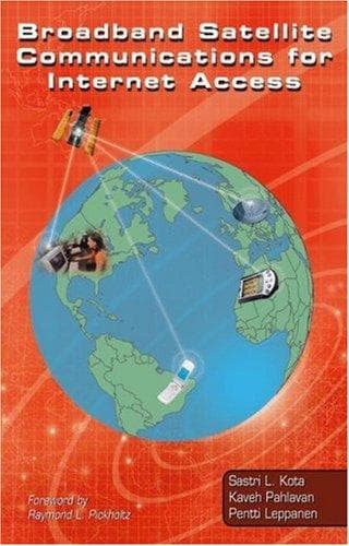 Tapa de Broadband satellite communications for Internet access