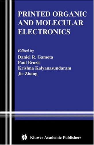 Tapa de Printed Organic and Molecular Electronics