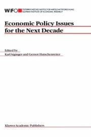 Tapa de Economic policy issues for the next decade