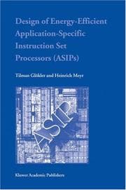 Tapa de Design of energy-efficient application-specific set processors