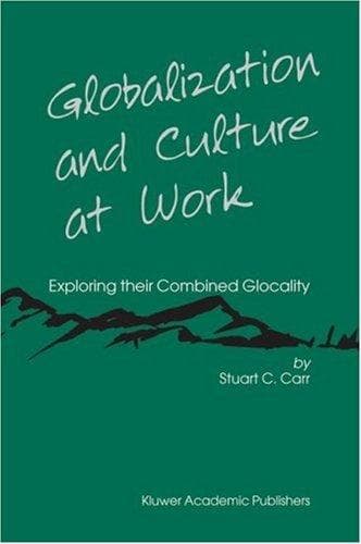 Tapa de Globalization and Culture at Work