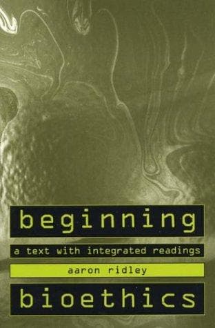 Tapa de Beginning Bioethics